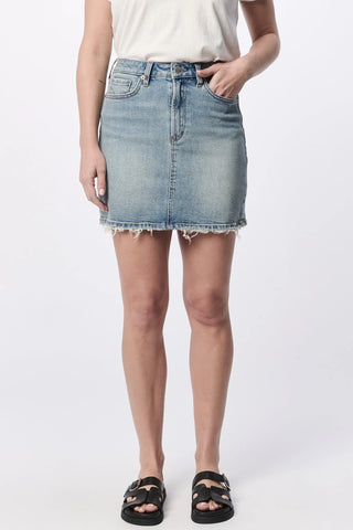 Quinn Denim Skirt- Halogen Blue