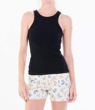 Dear John- Tamia Racerback Tank- Black