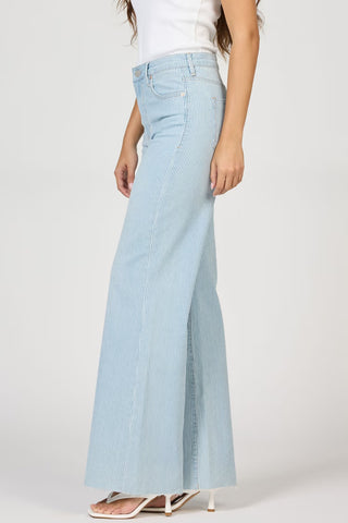 DEAR JOHN FIONA WIDE LEG JEAN RAILROAD STRIPES