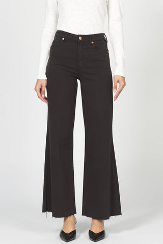 Fiona Wide Leg- High Rise Chocolate Torte