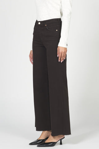 Fiona Wide Leg- High Rise Chocolate Torte