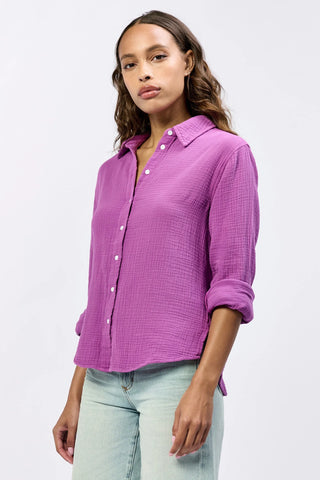 Gaia Poplin Shirt- Cattleya