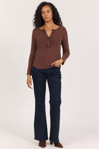 Dear John / EDIE LONG SLEEVE TEE WASHED CAPPUCCINO