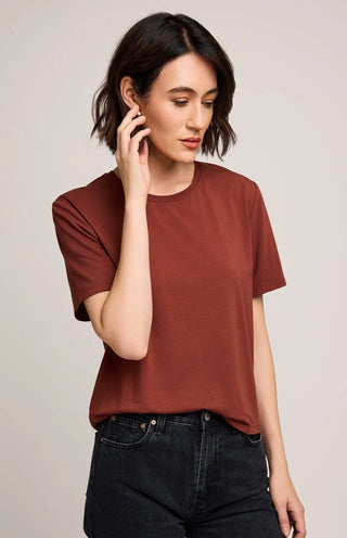 Christine T-Shirt- Mahogany