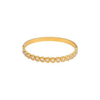 Elodie Heart Cuff Bracelet