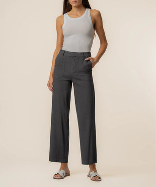 Kut From The Kloth Topaz Linen Cropped Wide Leg