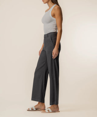 Kut From The Kloth Topaz Linen Cropped Wide Leg