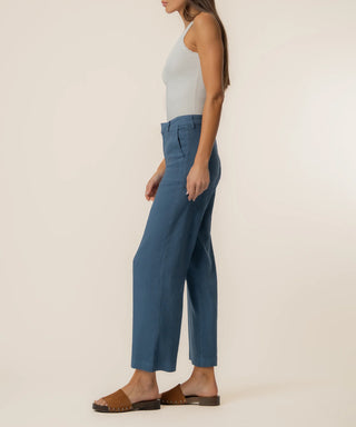 Kut From The Kloth Topaz Linen Cropped Wide Leg
