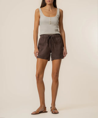Katana Linen Drawstring Short