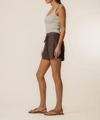Katana Linen Drawstring Short