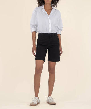 Thea High RIse Trouser Bermuda- Black