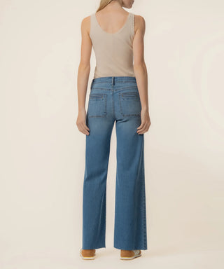 Kut From The Kloth-Meg High Rise Wide Leg in Sunny Wash