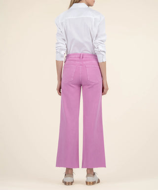 Meg High Rise Wide Leg- Peony
