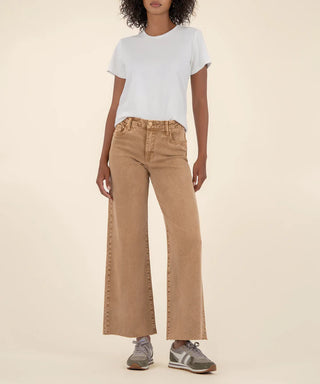 Meg High Rise Wide Leg-Chestnut