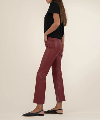 Kelsey Coated High Rise Ankle Flare