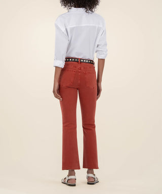 Kelsey HIgh Rise Ankle Flare- Paprika
