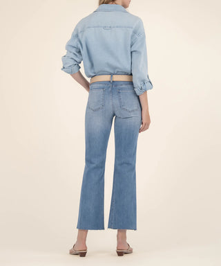 Kelsey High RIse Ankle Flare- Dignified