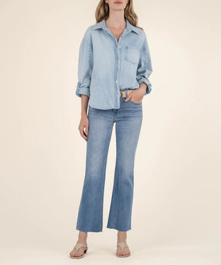 Kelsey High RIse Ankle Flare- Dignified
