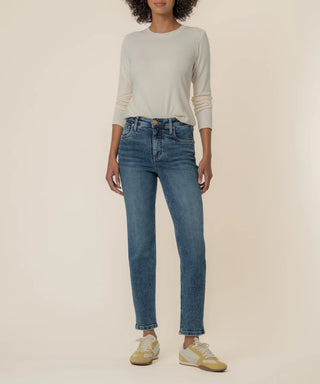 Rachael High Rise Mom Jean- Radiant