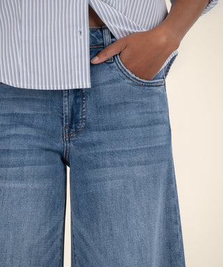 Blake High Rise Super Wide Leg- Charming