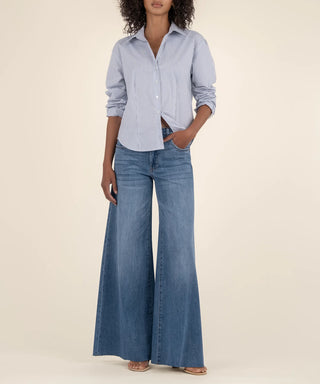 Blake High Rise Super Wide Leg- Charming