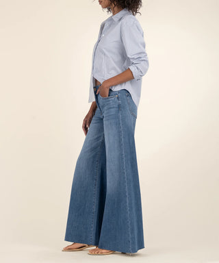 Blake High Rise Super Wide Leg- Charming