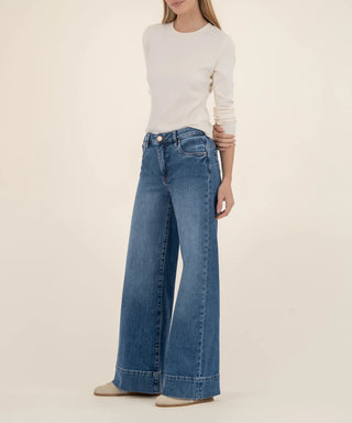 Kut From The Kloth Maya High Rise Wide Leg in Amuse