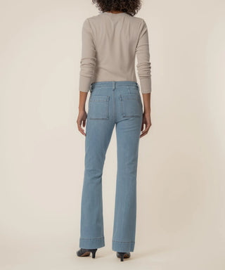 High Rise Ana Fab Ab Flare- Considered