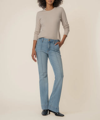 High Rise Ana Fab Ab Flare- Considered