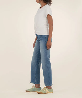 Avi Twist Hem Crew Neck Top