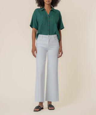 Kut From The Kloth- Linen Brianna Boxy Shirt