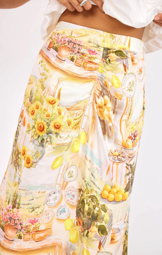 Limoncello Midi Skirt