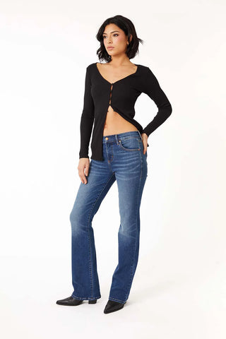 Elle Midrise Bootcut- Dashing Blue