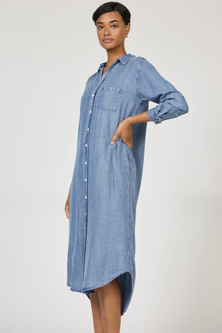 GALINA TENCEL SHIRT DRESS