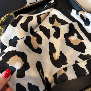 Savannah Grace-Leopard Print Small Scarf