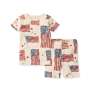 Burt's Bees Baby - American Flag Organic Cotton Two-Piece Pajamas