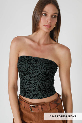 Leopard Tube Top