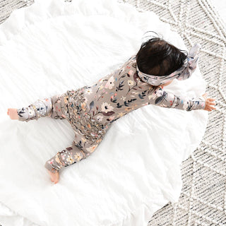 Gigi and Max - Tatum RUFFLE ZIP Bamboo One Piece Floral Baby Clothing