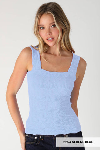 NIKIBIKI - Lace Textured Square Top