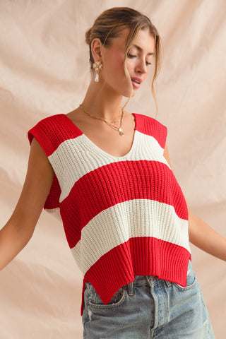Stanley Striped Sweater Tank