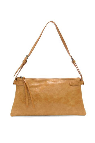 Camel Eve Trapeze Shoulder Bag