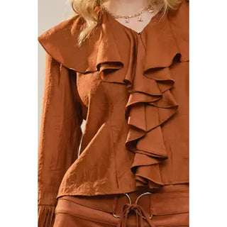 The Rory Ruffle Blouse