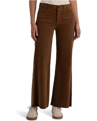 Meg High Rise Velvet Wide Leg Pant