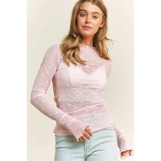 The Sweet Heart Mesh Top