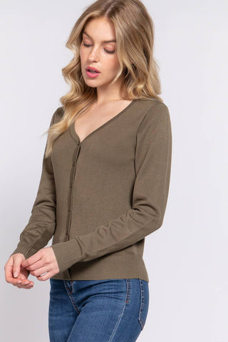 The Classic Button Down Sweater Cardigan