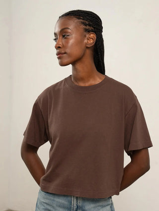 Richer Poorer Relaxed Crop Tee