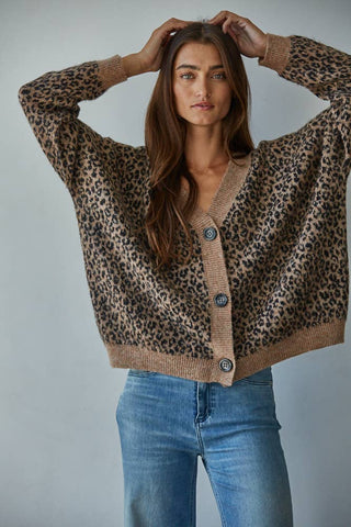 The Animal Print Cardigan