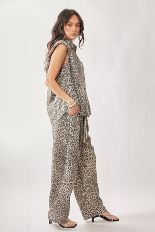 Lolita Leopard Button Down Set