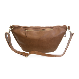 Russet Brown Mel Large Sling/ Crossbody Bag