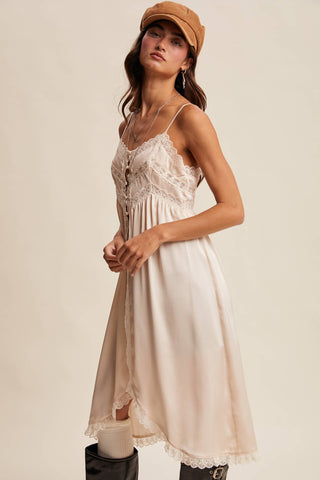 The Lace Trim Maxi Cami Top